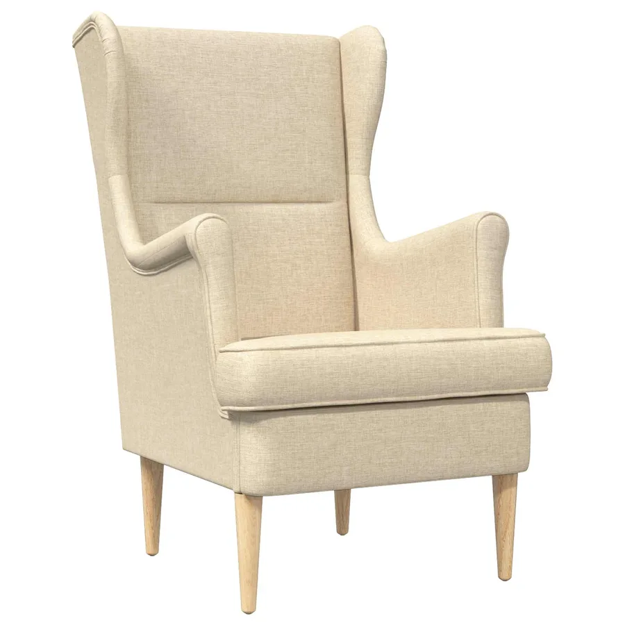 fauteuil Crème tissu - 2