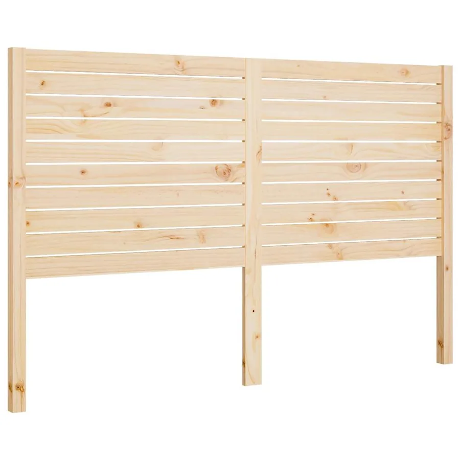 Tête de lit 206x4x100 cm Bois massif de pin - 2