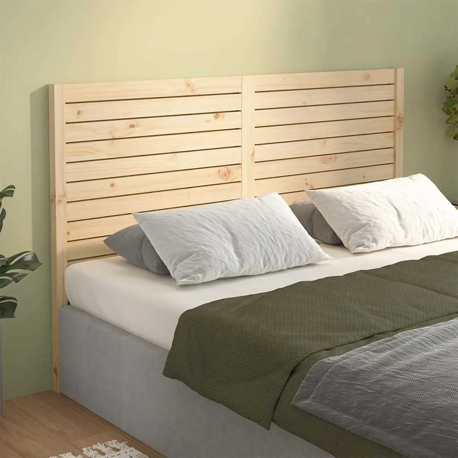 Tête de lit 206x4x100 cm Bois massif de pin - 4