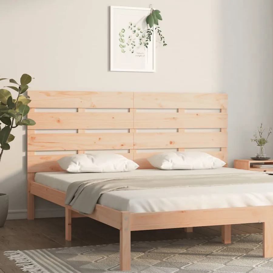 Tête de lit 200x3x80 cm Bois massif de pin