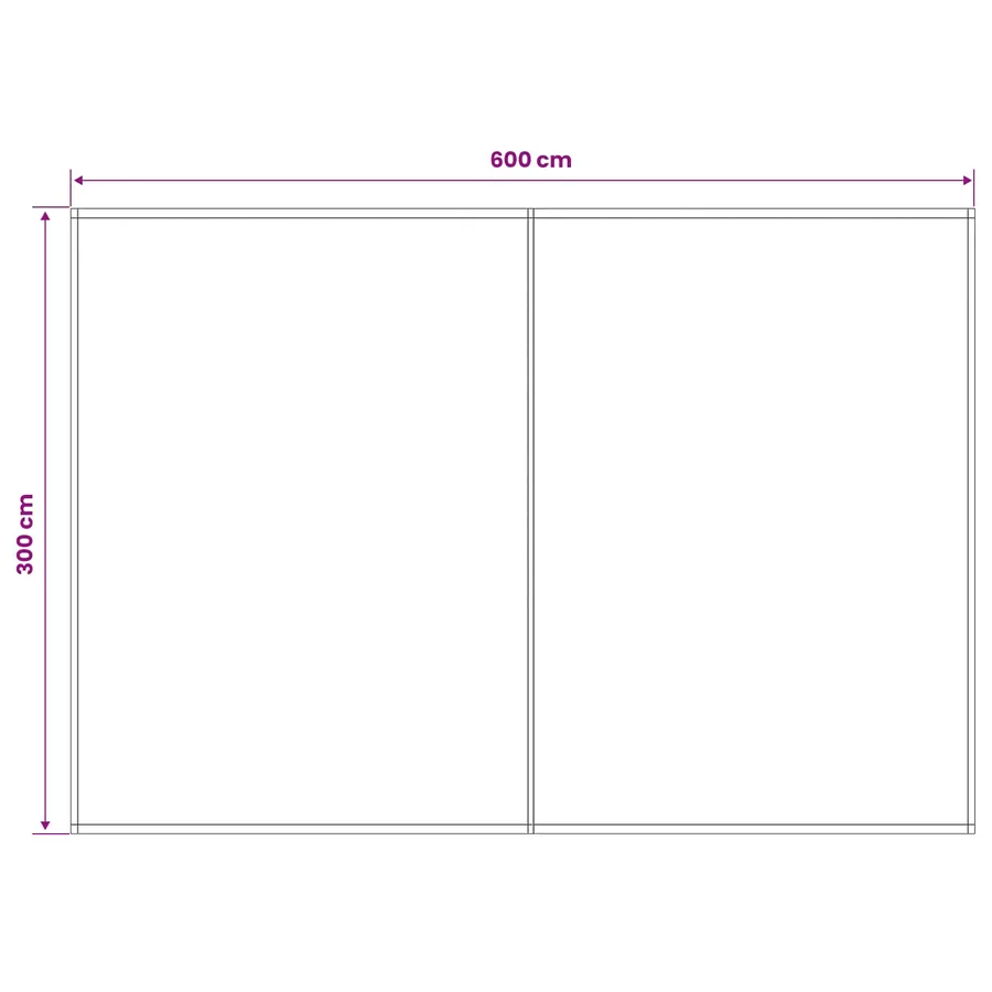 Toile de rechange pour auvent Anthracite 600 × 300 cm Polyester - 5