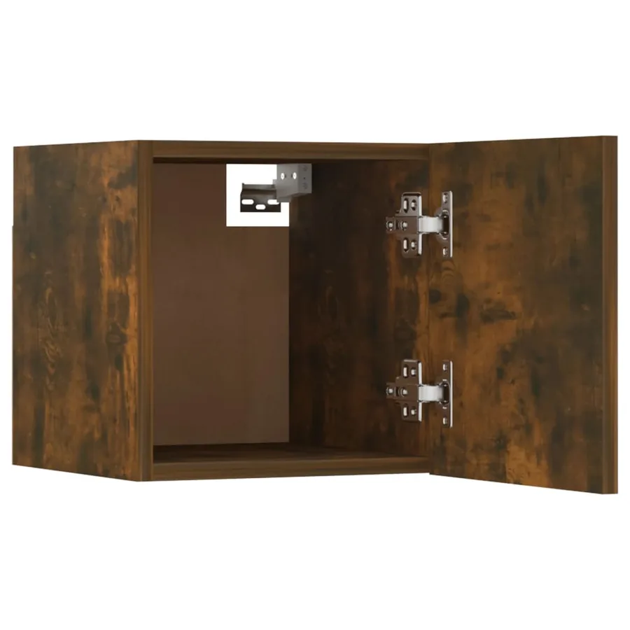 Ensemble de meubles TV 6 pcs Chêne fumé Bois d'ingénierie - 9