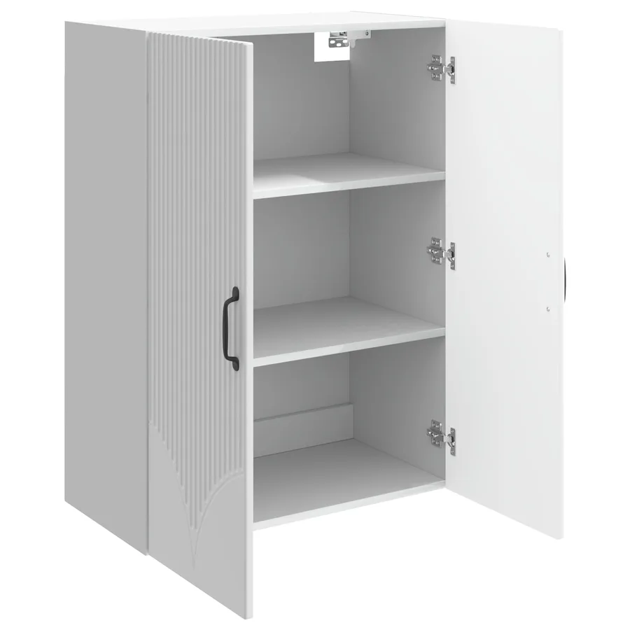 Armoire Murale Blanc brillant 66 x 34,5 x 90 cm - 3