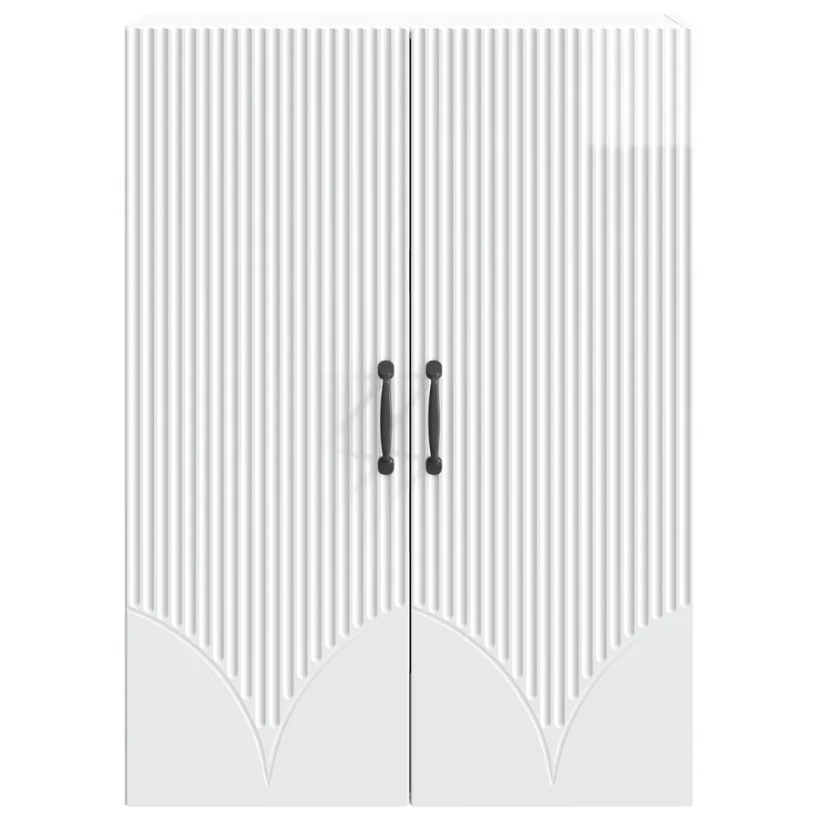 Armoire Murale Blanc brillant 66 x 34,5 x 90 cm - 4