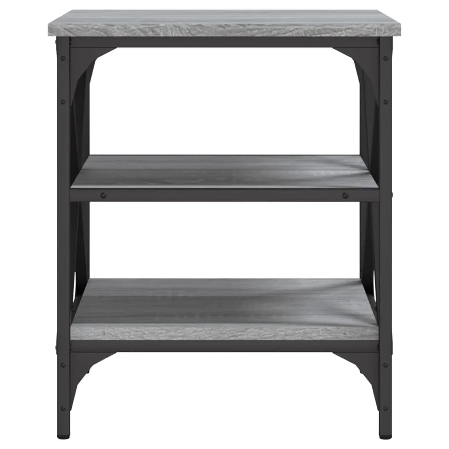 Table d'appoint Sonoma gris 40x42x50 cm Bois d'ingénierie - 5