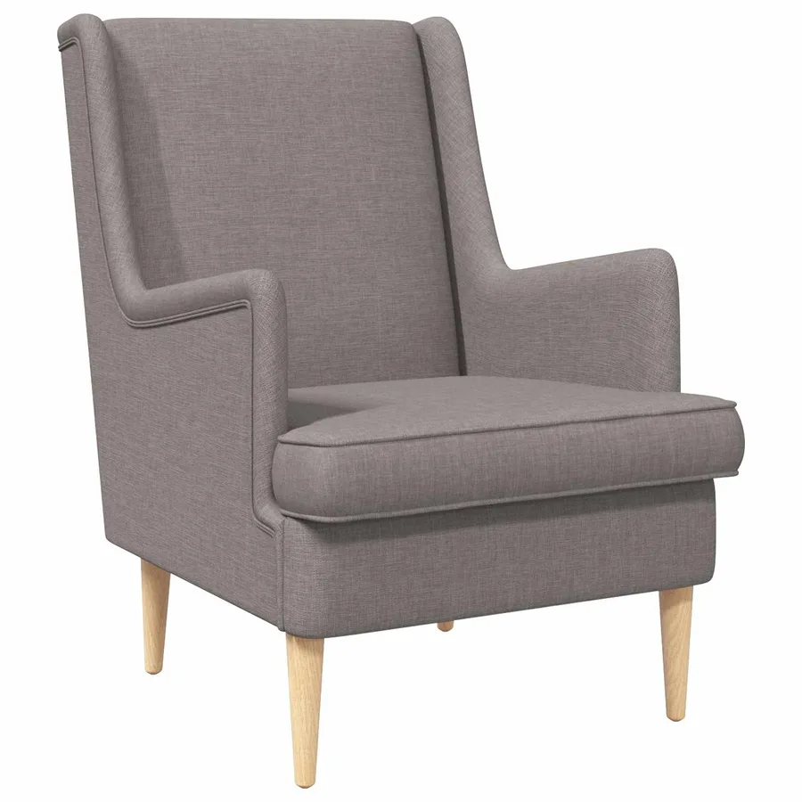 Fauteuil Taupe Tissu - 2