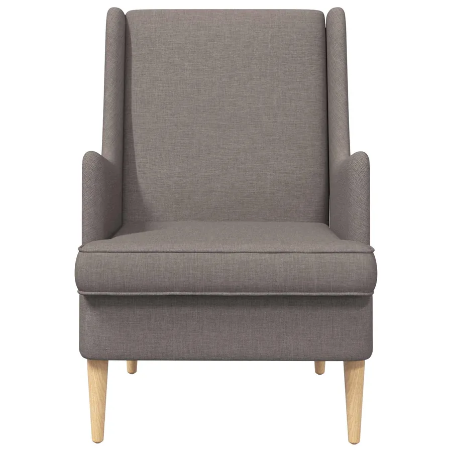 Fauteuil Taupe Tissu - 4