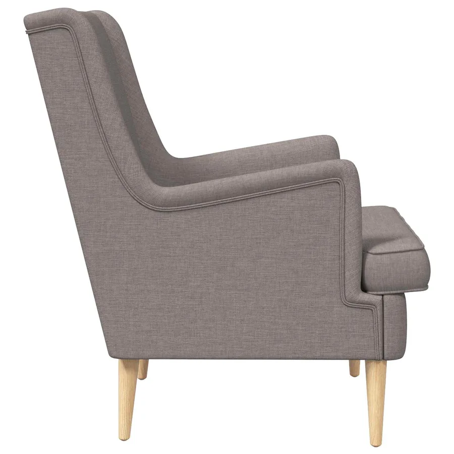 Fauteuil Taupe Tissu - 5