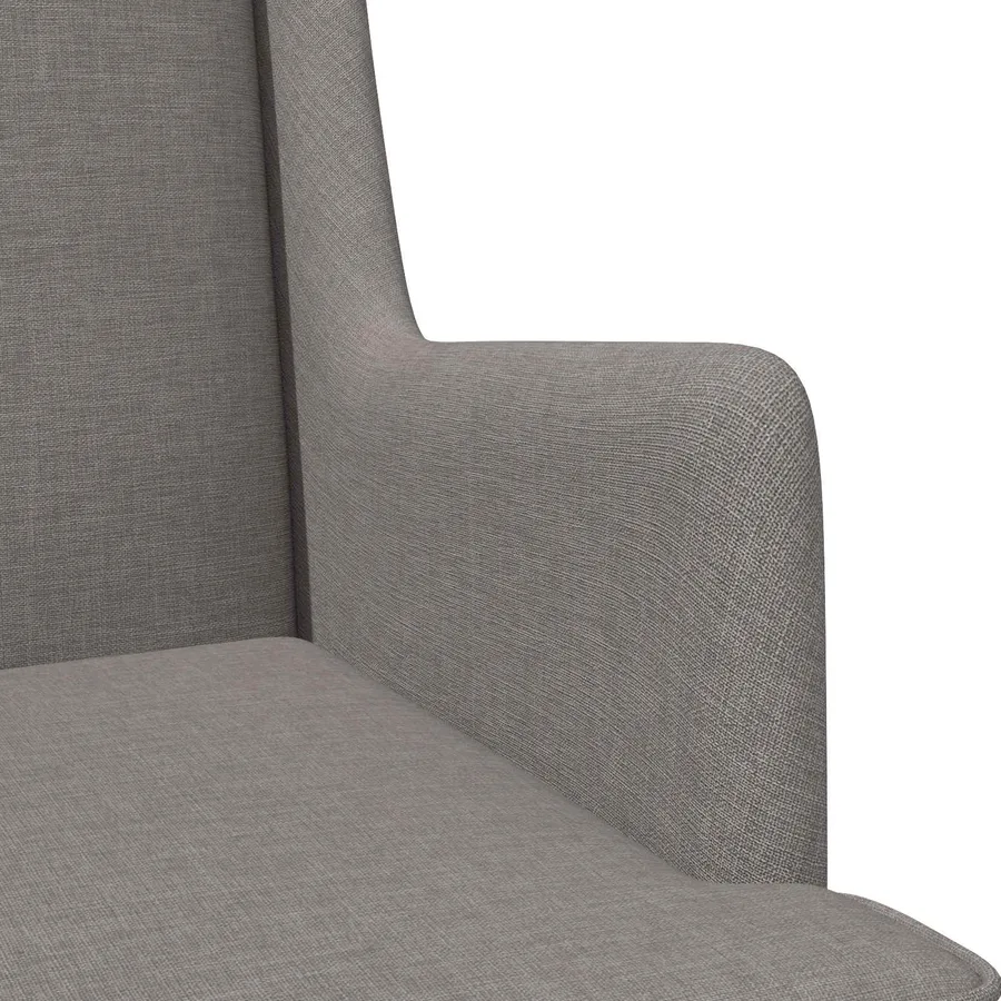 Fauteuil Taupe Tissu - 7