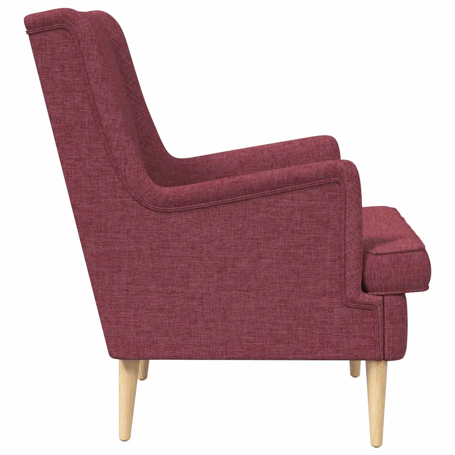 Fauteuil Bordeaux Tissu - 5