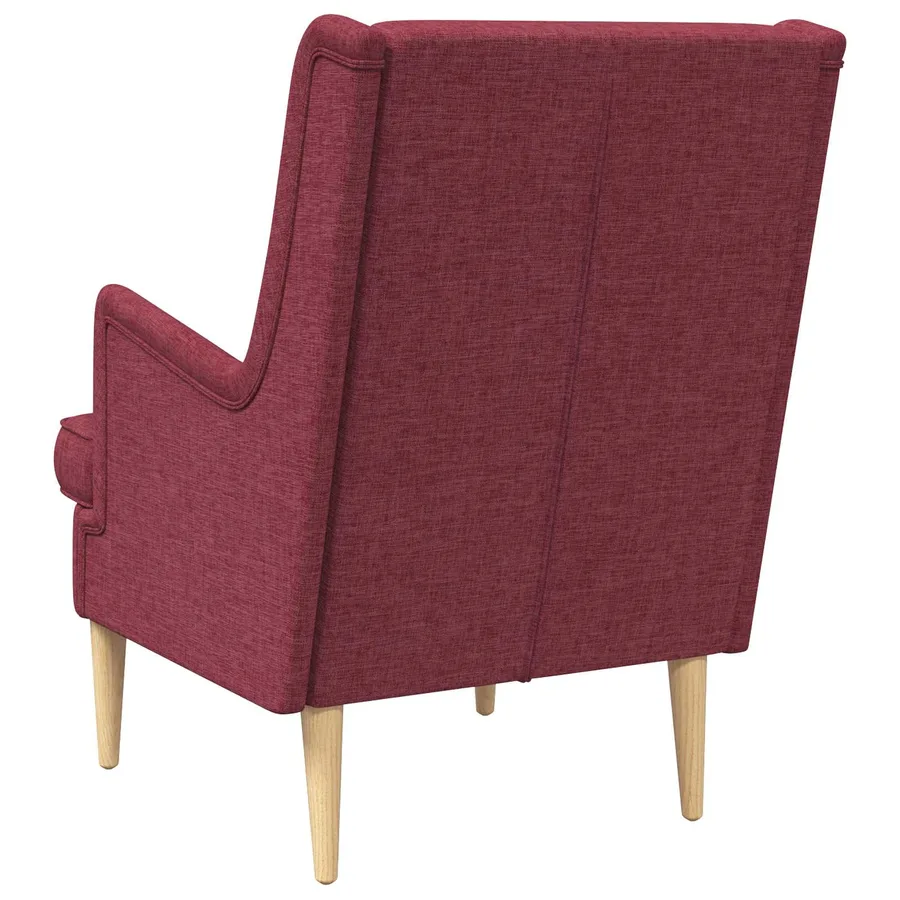 Fauteuil Bordeaux Tissu - 6