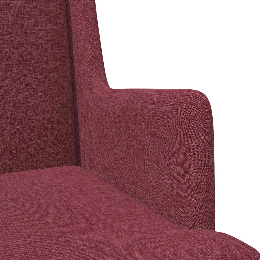 Fauteuil Bordeaux Tissu - 7