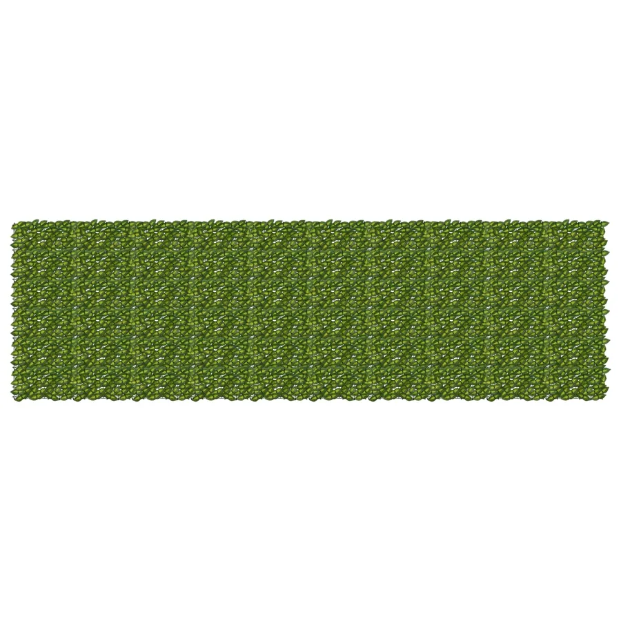 Écran de balcon avec feuilles Vert et jaune 500 x 150 cm