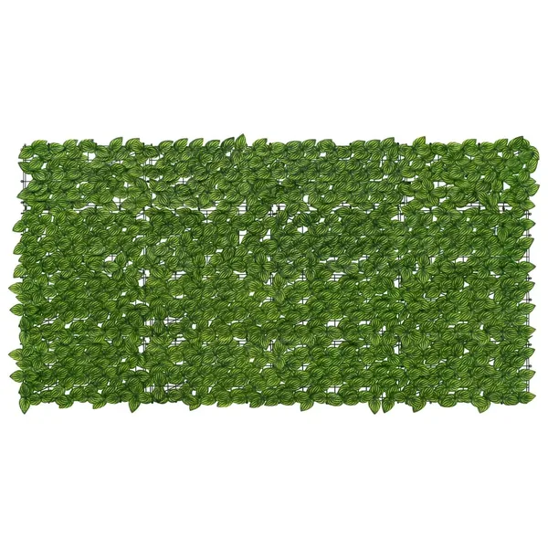 Écran de balcon avec feuilles Vert et jaune 200 x 100 cm
