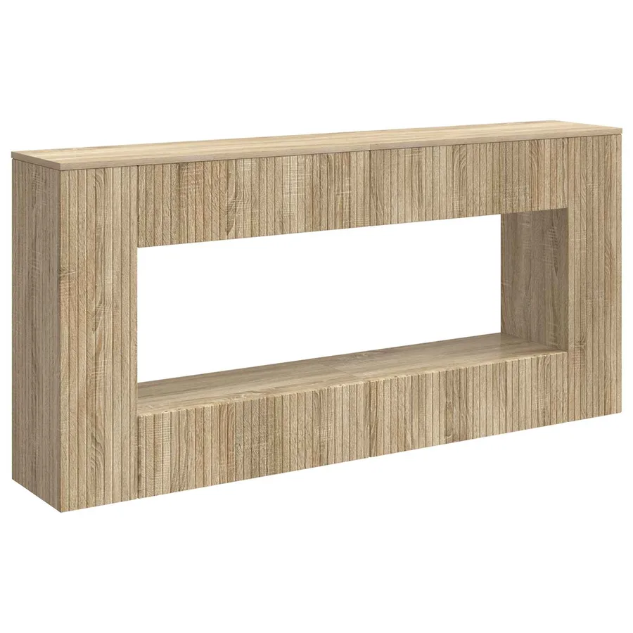 Table console Chêne Sonoma 155 x 29 x 74 cm Bois d’ingénierie - 2