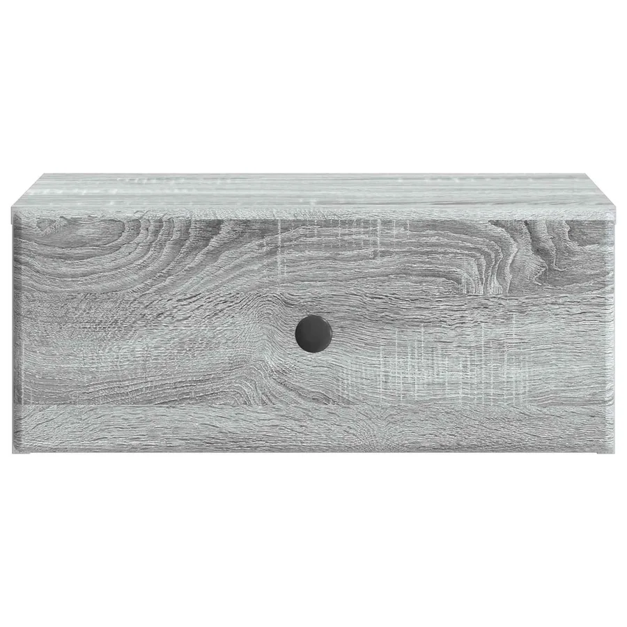 Cabinet de chevet mural 2 pcs Sonoma gris 49 x 34,5 x 20 cm - 7