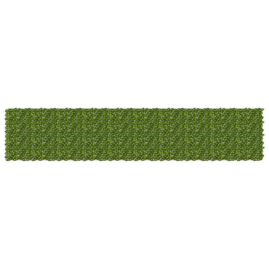 Écran de balcon avec feuilles Vert et jaune 500 x 100 cm