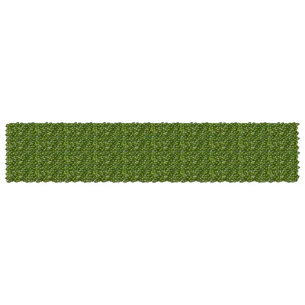 Écran de balcon avec feuilles Vert et jaune 500 x 100 cm