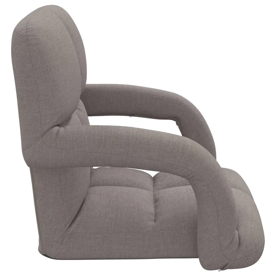 Chaise de sol réglable avec accoudoir - 5