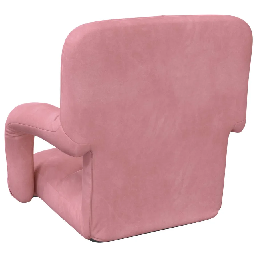 Fauteuil de sol ajustable Rose Velours - 6