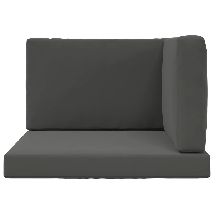 Coussin de canapé d'extérieur 3 pcs Anthracite Polyester - 6