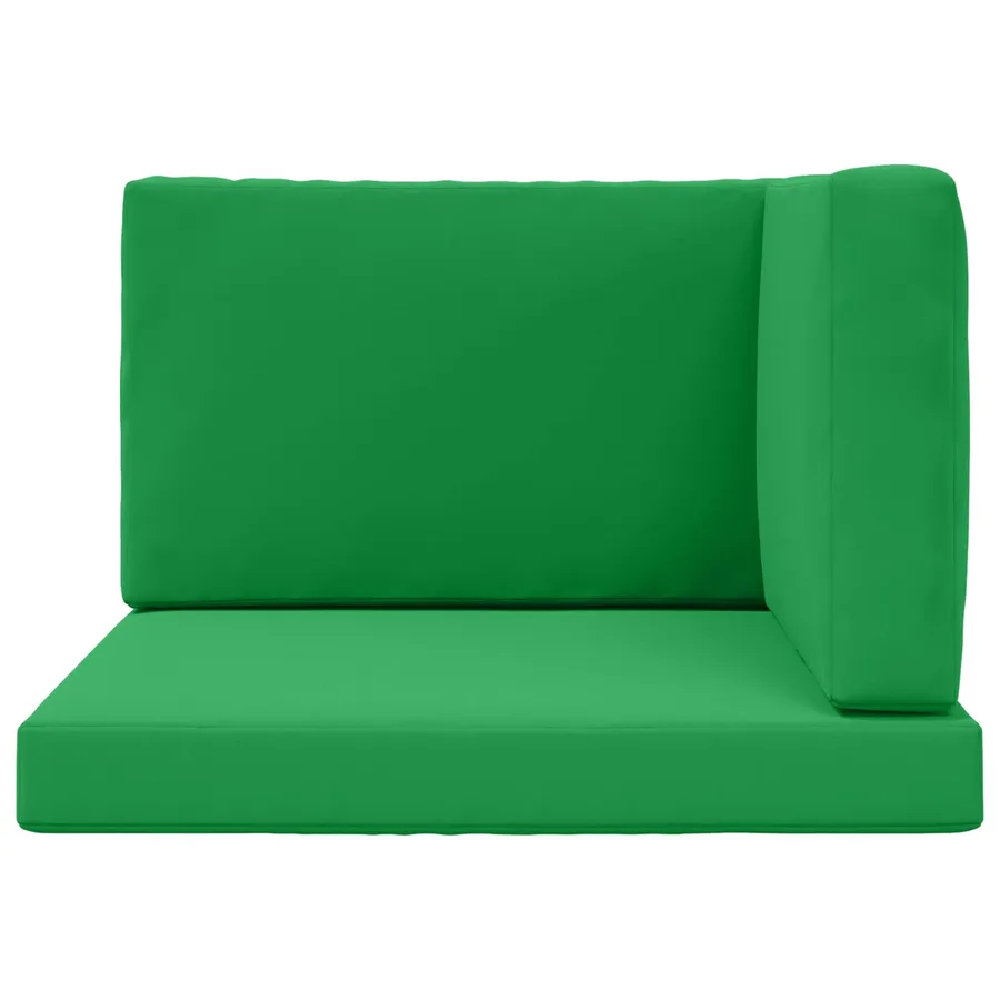 Coussin de canapé d'extérieur 3 pcs Vert Polyester - 6