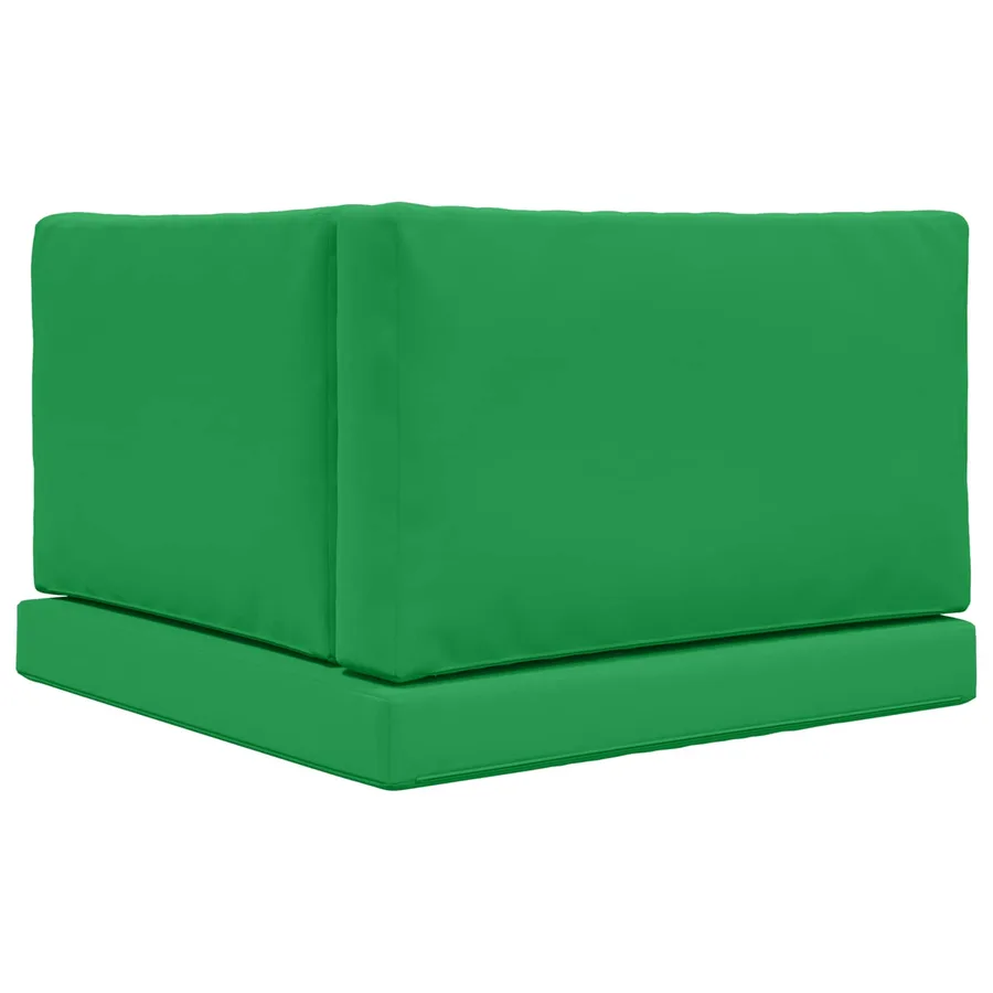 Coussin de canapé d'extérieur 3 pcs Vert Polyester - 7