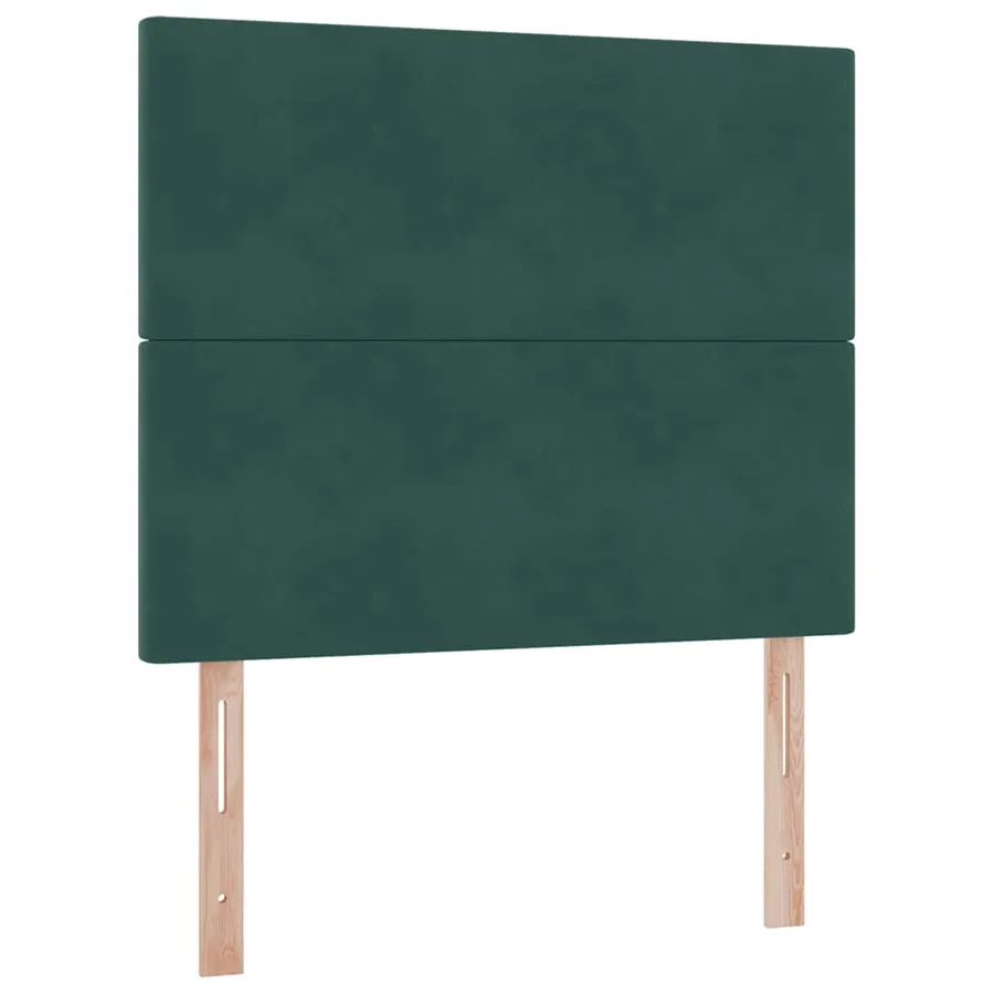 Lit de rangement LED avec matelas Vert foncé 120 x 190 cm - 10