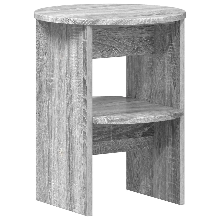 Meuble d'appoint 2 pcs Gris Sonoma Ø40 x 50 cm - 5