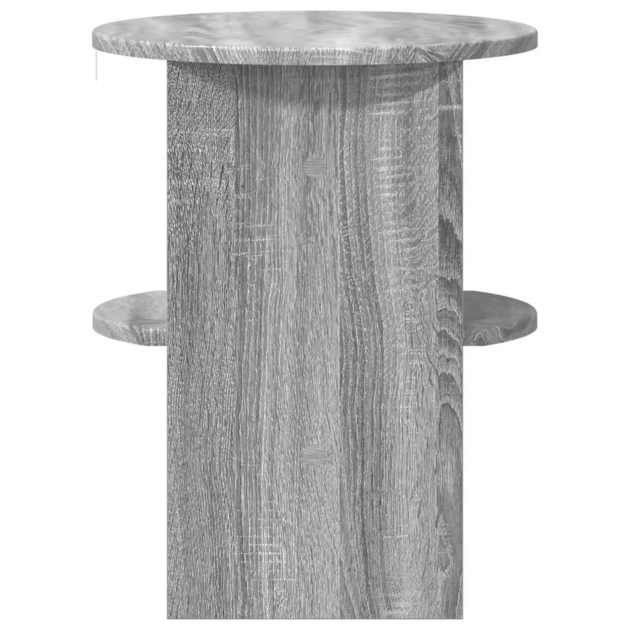 Meuble d'appoint 2 pcs Gris Sonoma Ø40 x 50 cm - 7