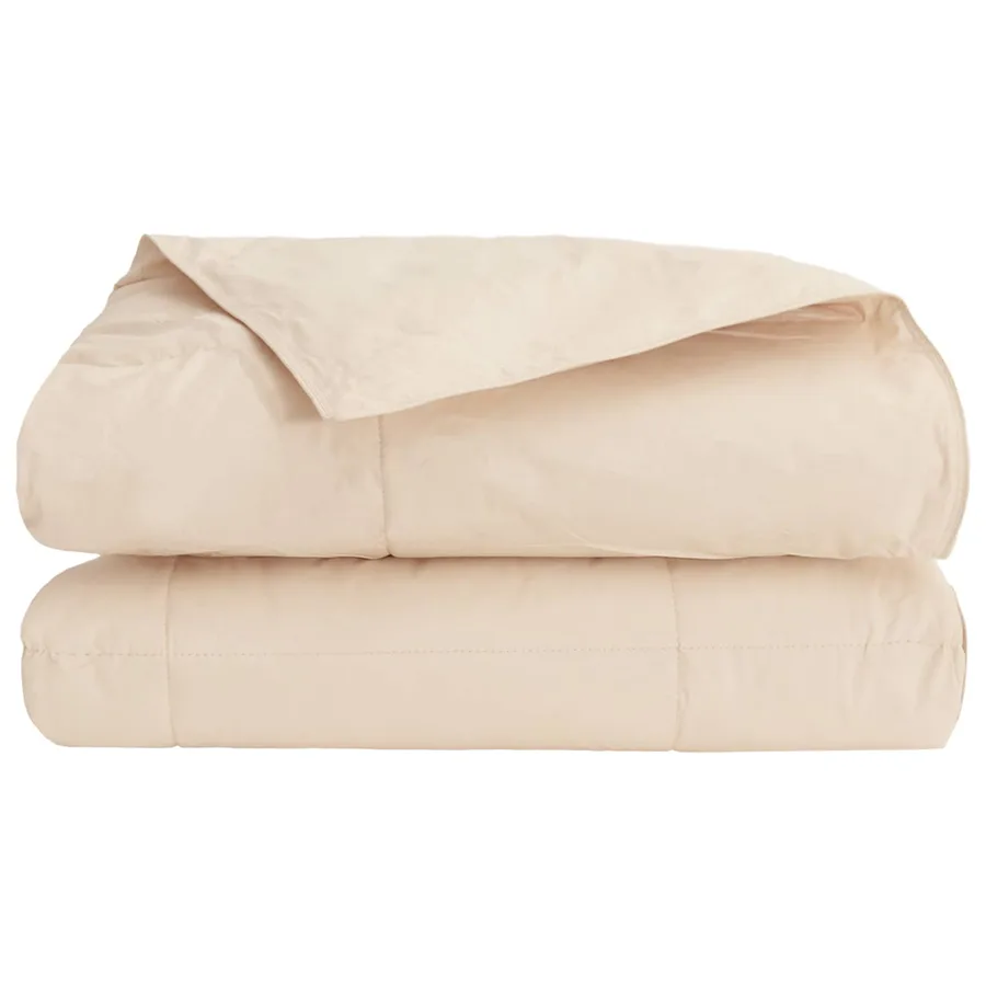 Couette d'été Beige 220 x 240 cm 100% Kapok Naturel - 4