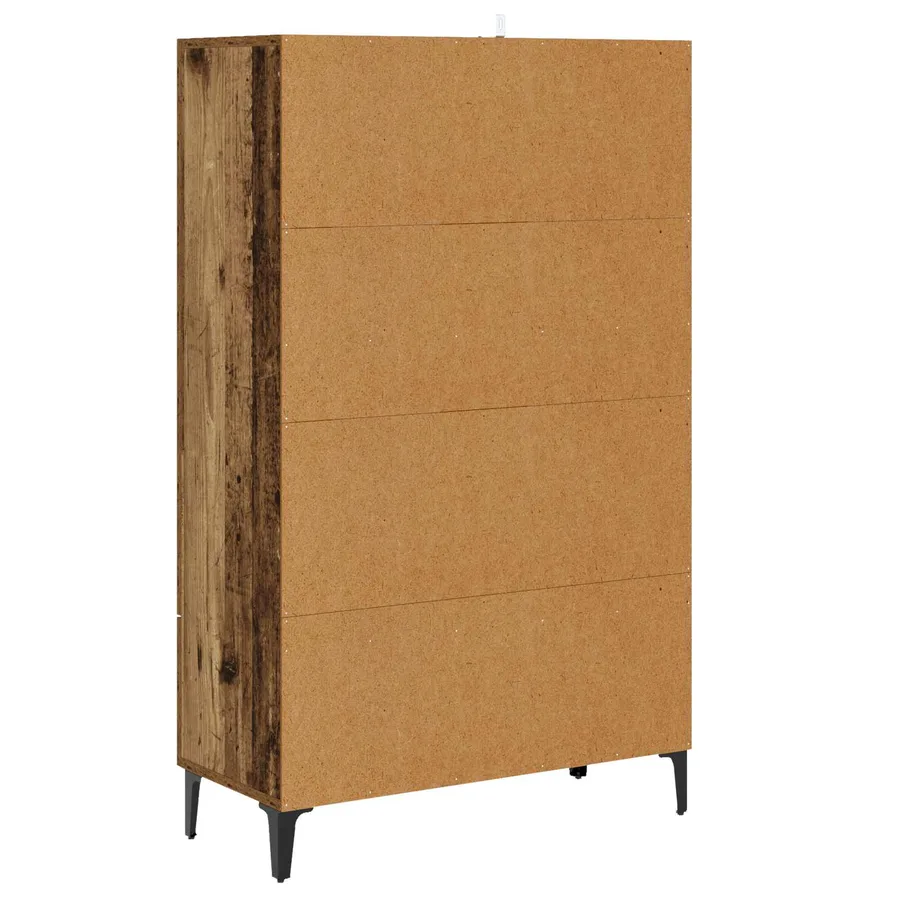 Haut Armoire Bois ancien 70 x 31 x 115 cm Bois d'ingénierie - 4