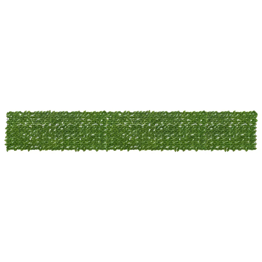 Écran de balcon avec feuilles Vert et jaune 500 x 75 cm