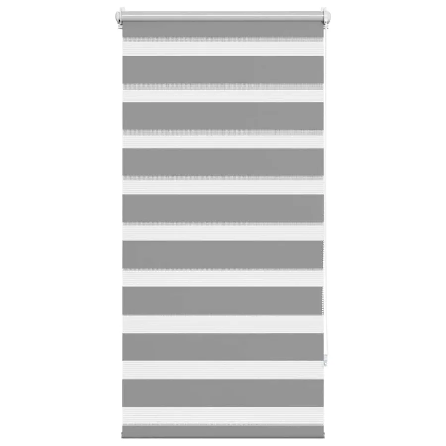 Store vénitien zébré 60,9 x 120 cm, largeur du tissu 56,7 cm, gris - 2