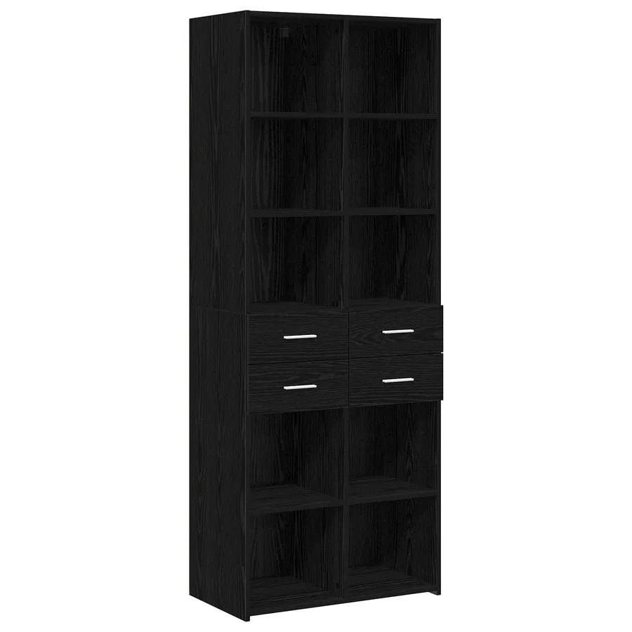 Bibliothèque Chêne noir 30 x 42.4 x 185.2 cm