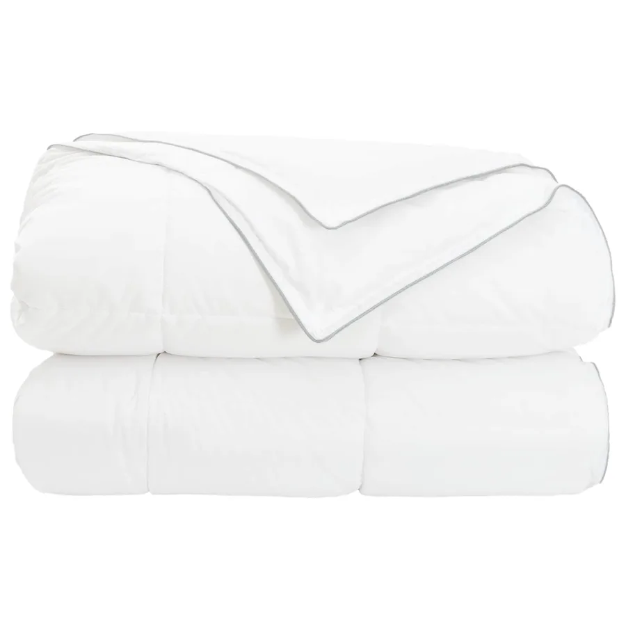 Duvet complet toute l'année Blanc 155 x 200 cm Fibre de bambou - 4