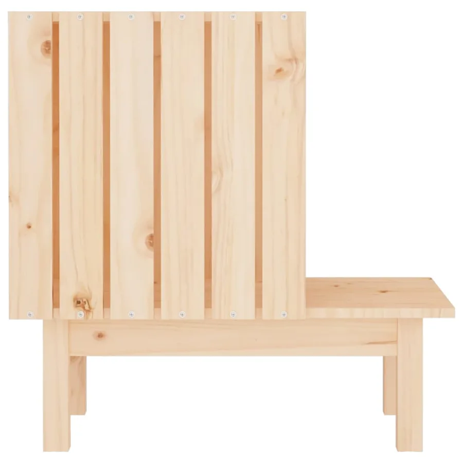 Maison pour chat 60x36x60 cm Bois de pin massif - 6
