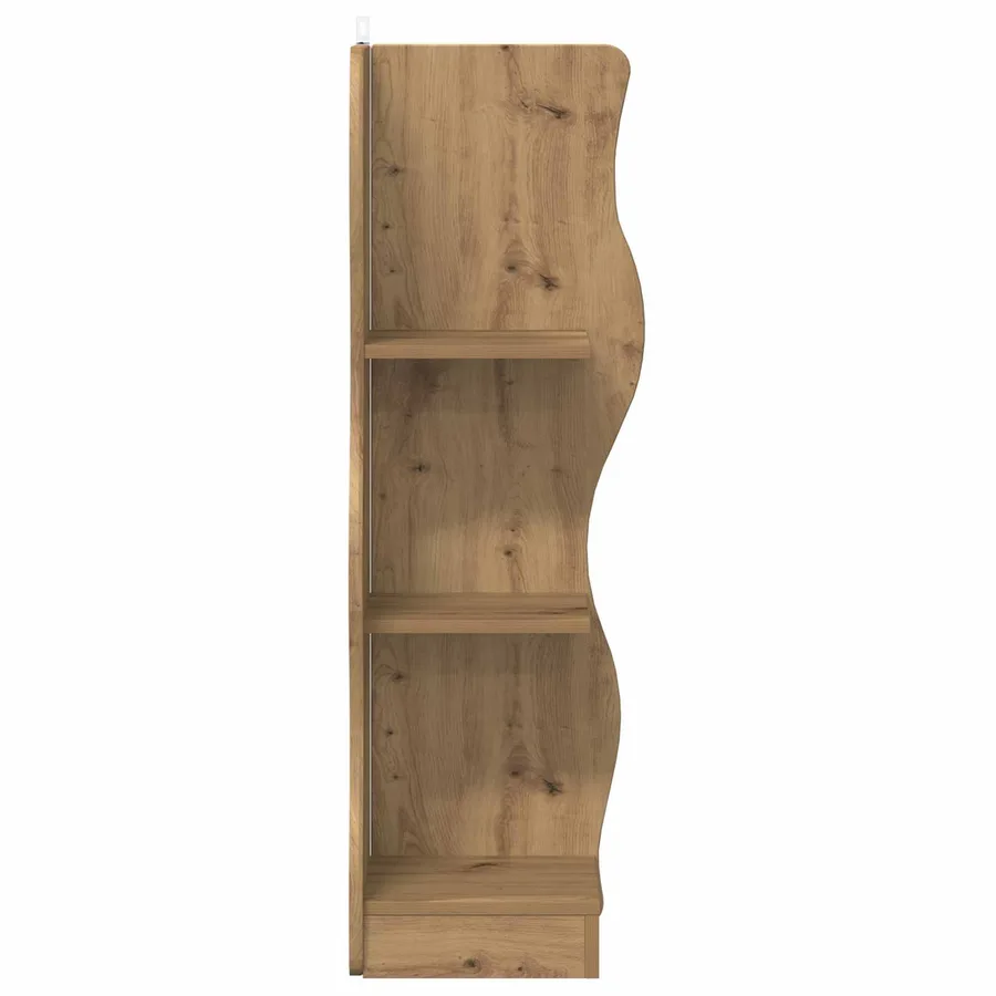 Étagère d'angle Chêne artisanal 34 x 33 x 102 cm - 4
