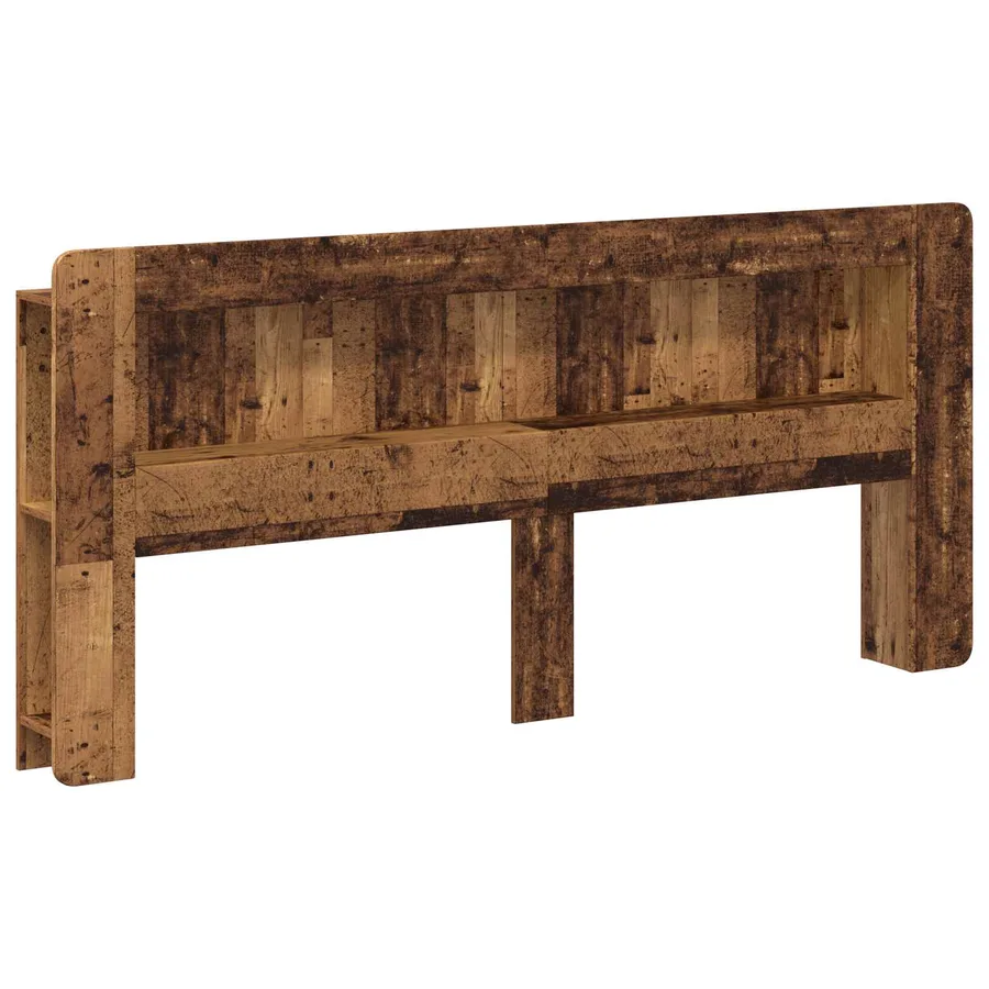Cabinet de Tête de Lit Bois ancien Bois d’ingénierie - 2