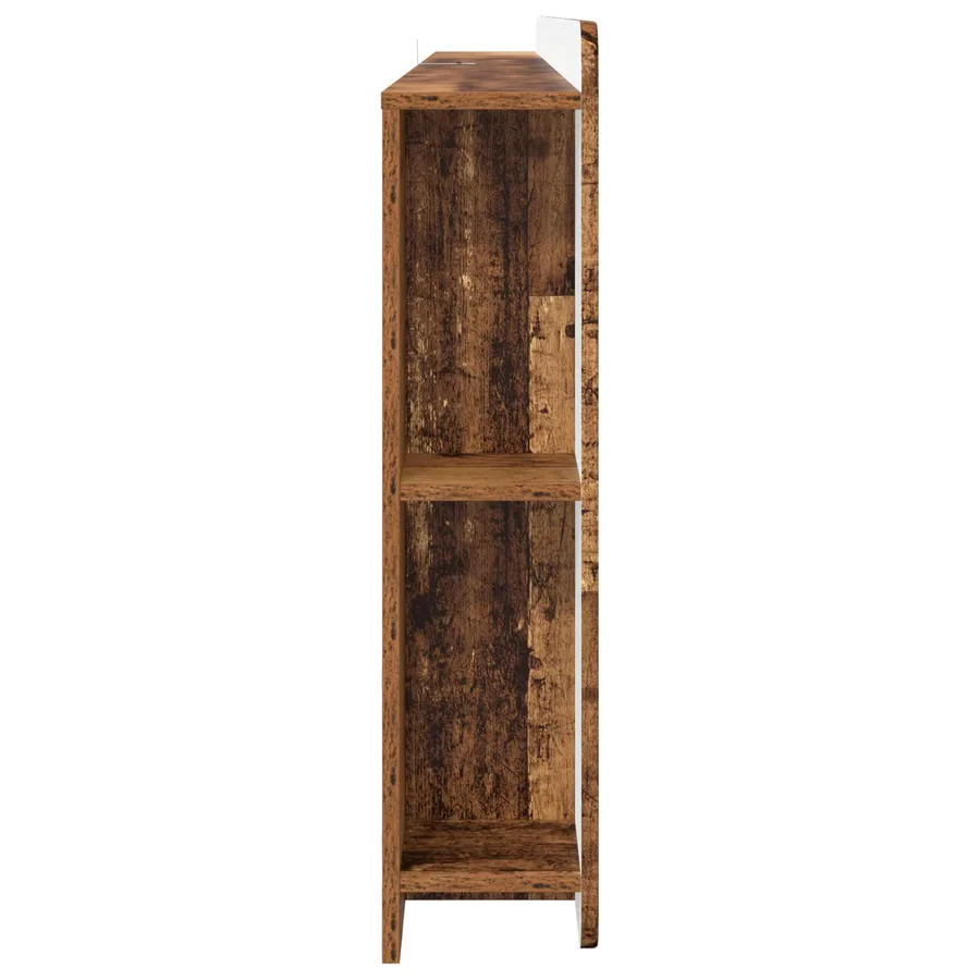 Cabinet de Tête de Lit Bois ancien Bois d’ingénierie - 6