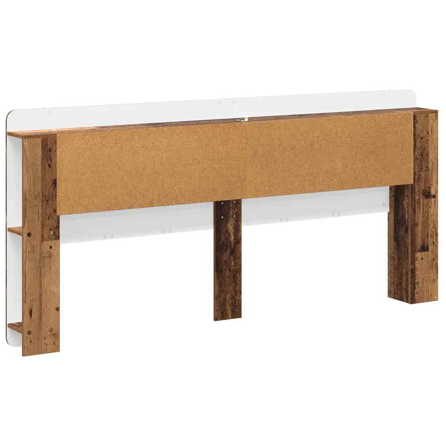 Cabinet de Tête de Lit Bois ancien Bois d’ingénierie - 7