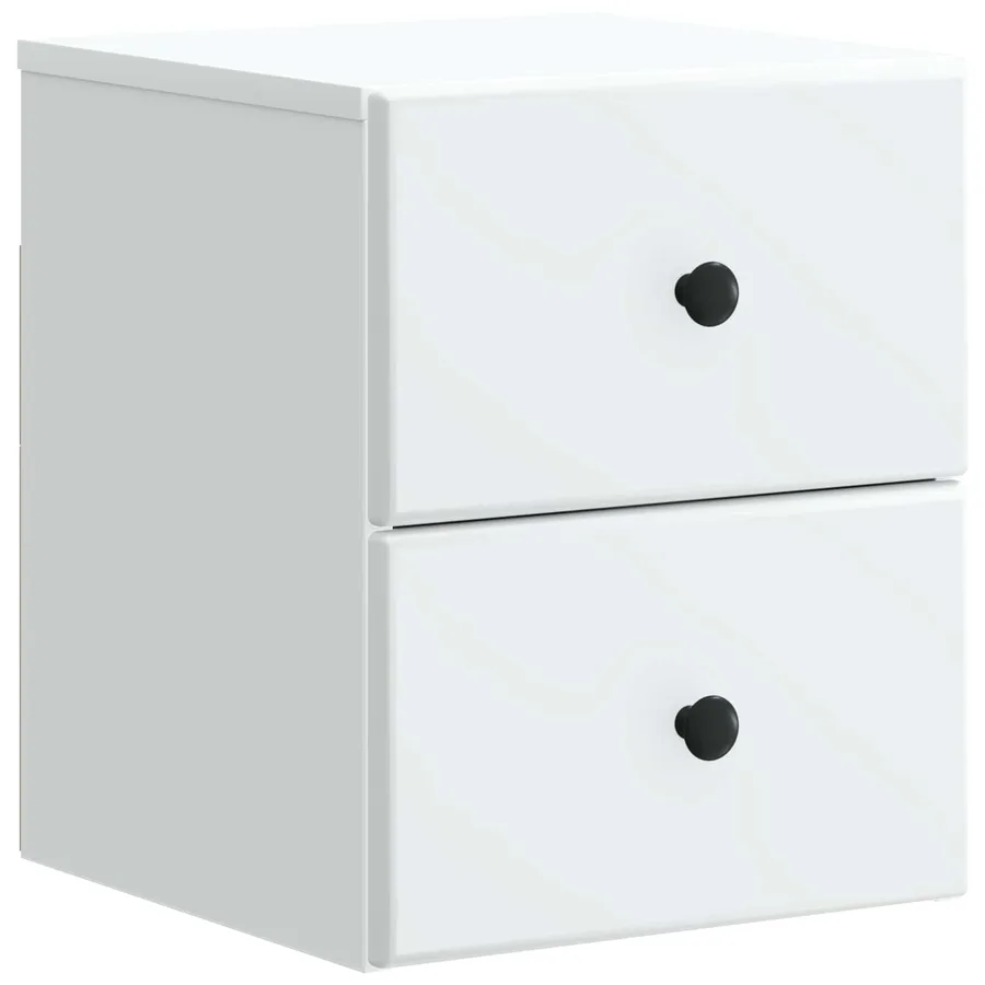 Cabinet de chevet mural 2 pcs Blanc 34,5 x 33 x 40 cm - 5