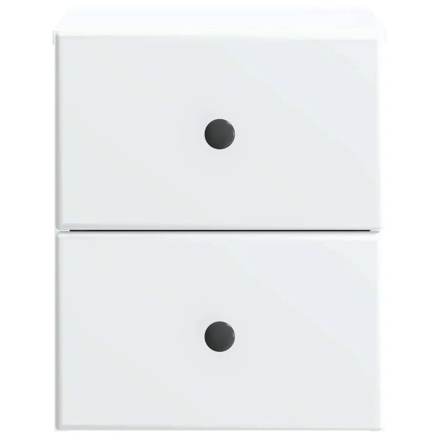 Cabinet de chevet mural 2 pcs Blanc 34,5 x 33 x 40 cm - 7