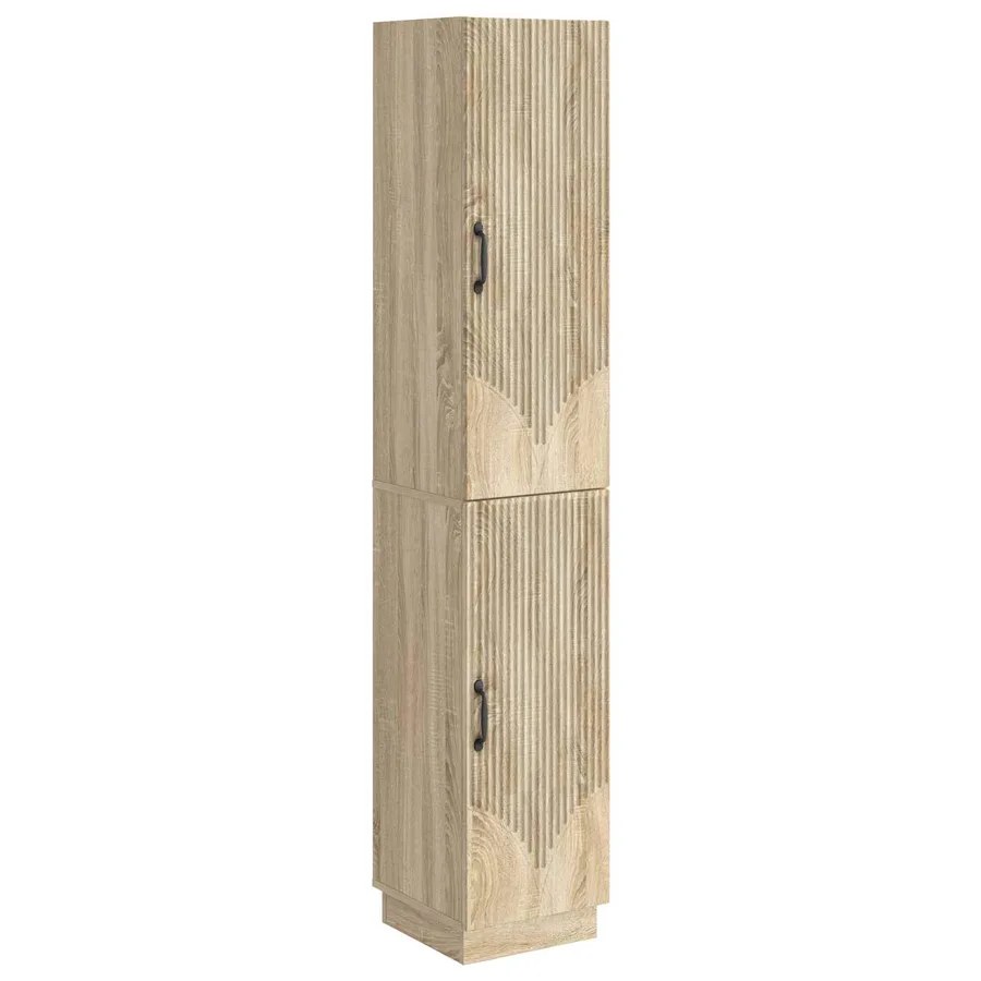 Ensemble de Meubles 2 pcs Chêne Sonoma Bois d'ingénierie - 2