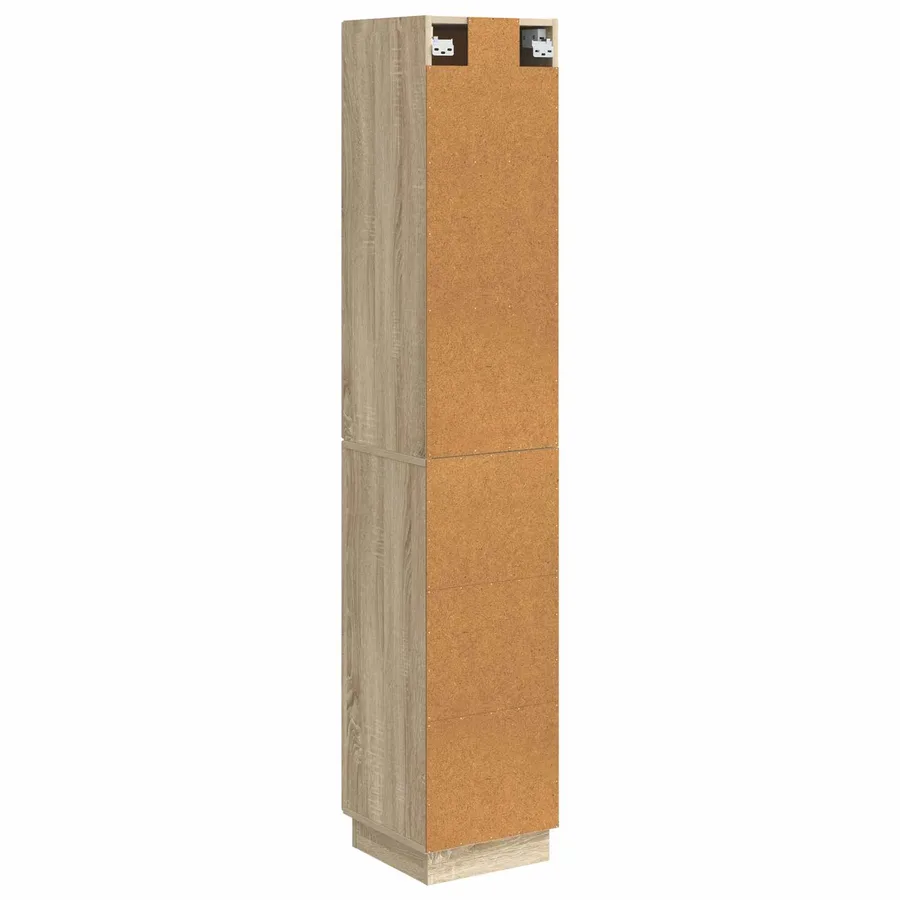 Ensemble de Meubles 2 pcs Chêne Sonoma Bois d'ingénierie - 7