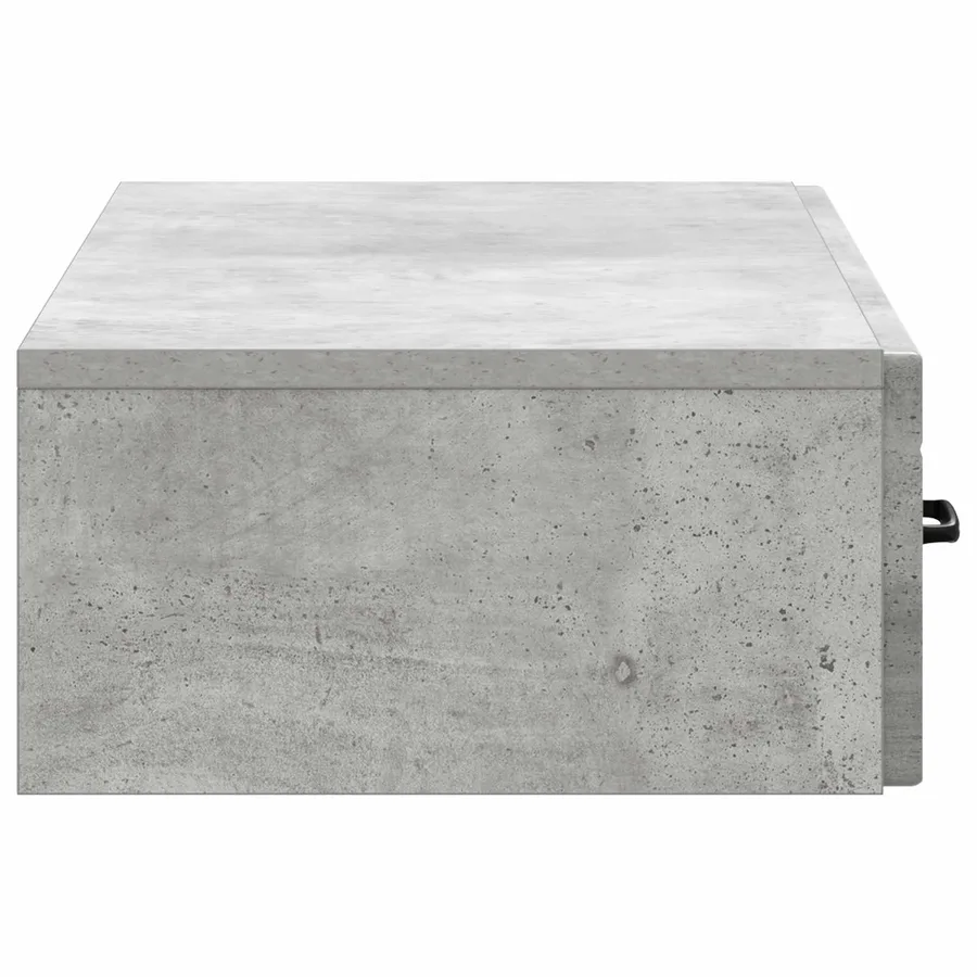 Table d'appoint murale Gris béton 87,5 x 34,5 x 17 cm - 6