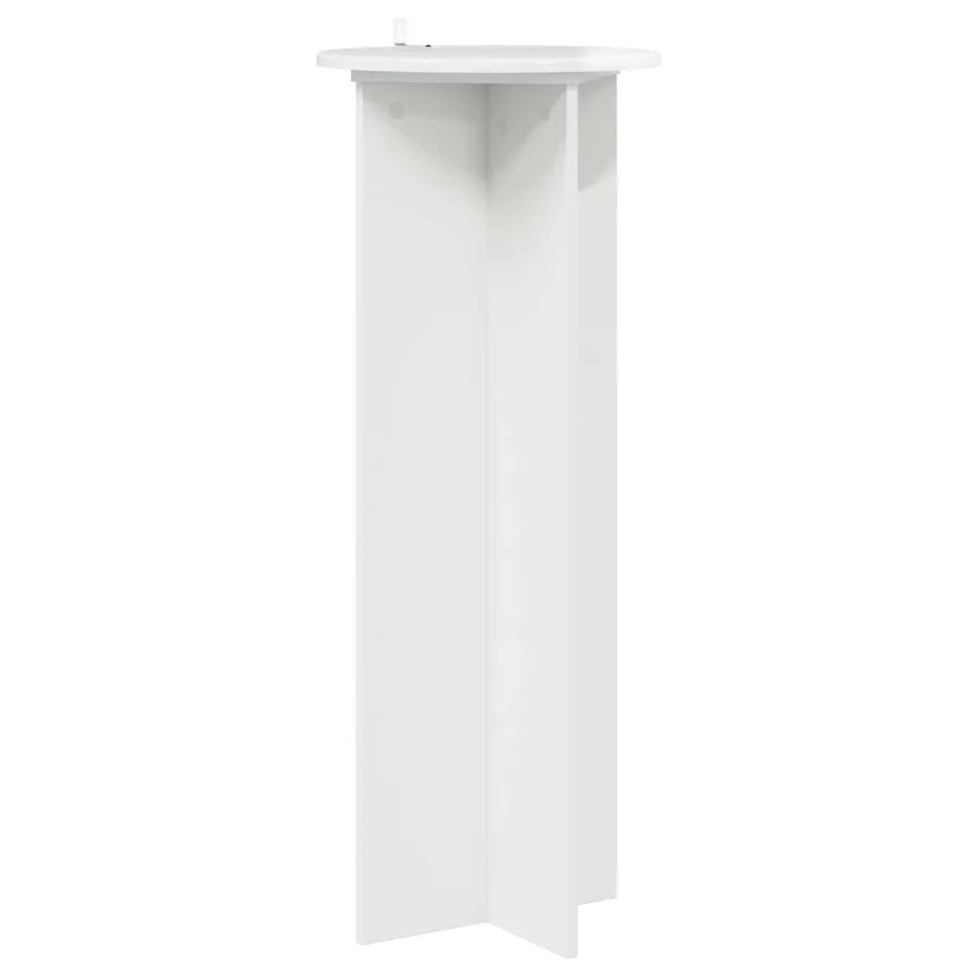 Support de Plante 2 pcs Blanc brillant Ø40 x 100 cm - 5