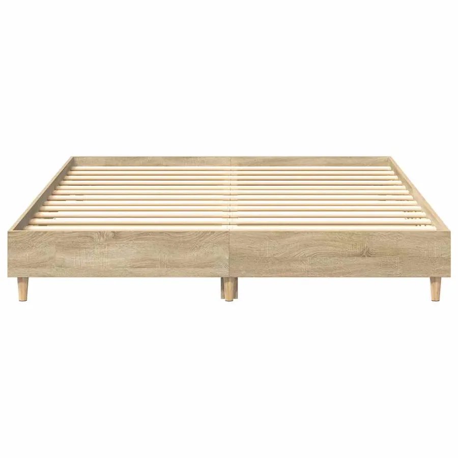 Cadre de lit Sonoma 152 x 203 cm Bois d'ingénierie - 5