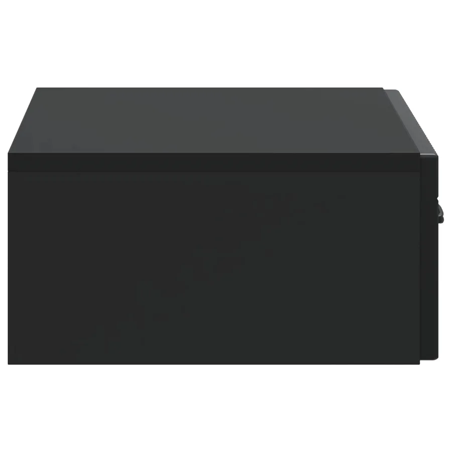 Table d'appoint murale Noir 59 x 34,5 x 17 cm Bois d'ingénierie - 6