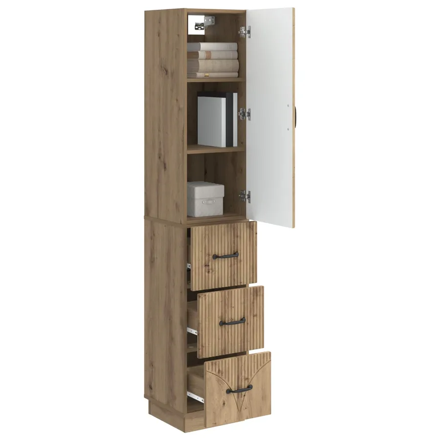 Ensemble de Meubles 2 pc 33 x 34,5 x 87 cm Bois d'ingénierie - 3